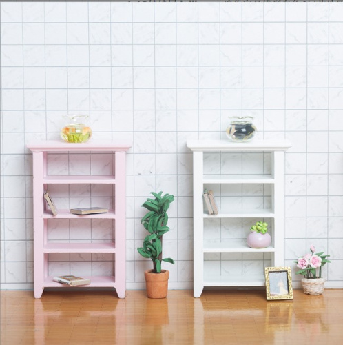 Этажерка для кукол Минимализм Миниатюра 1:12 Этажерка для кукол Минимализм Миниатюра 1:12
