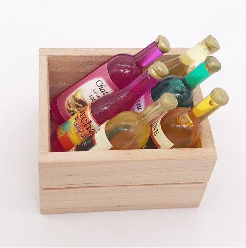 Бутылочки с вином для кукол 6 штук  SH D937 - фото товара фото 2