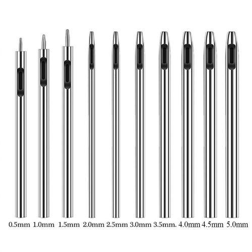 Пробойники для кожи диаметр 0,5-5,0 мм Набор 10 шт  461002-08 - фото товара фото 3