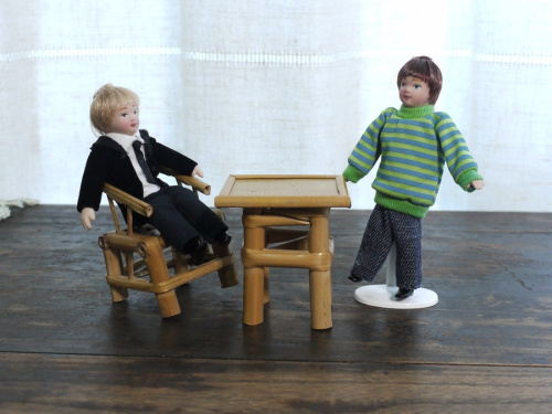 Кукла мальчик в костюмчике 1:12 для румбоксов  DH DK-021 - фото товара фото 5