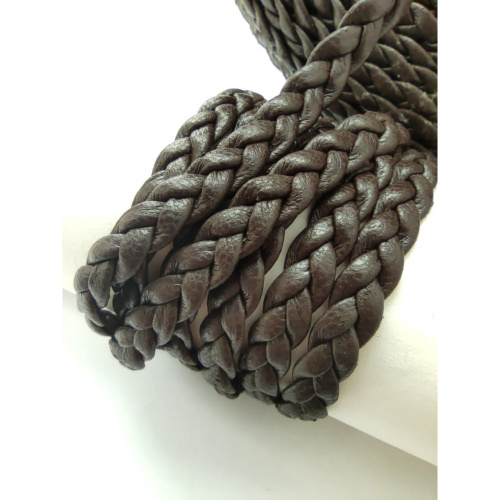 Шнур плетеный 7х2 мм Косичка Италия фото 12