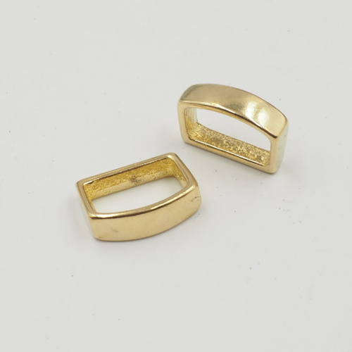 Шлевка для ремня узкая Латунь фото 7