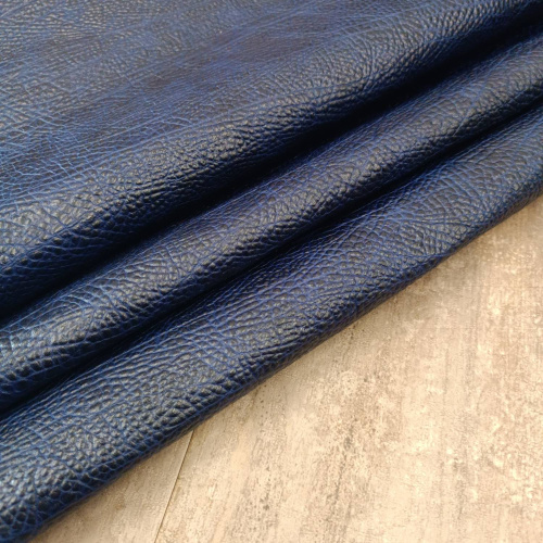 Кожа КРС 1,0 мм Слон Синий Турция фото 9