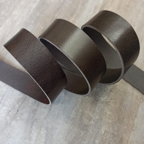 Заготовка для ремня раст. дубл. 39 мм, толщ. 3,6 мм Винтаж Италия  ZR RD02 - фото товара