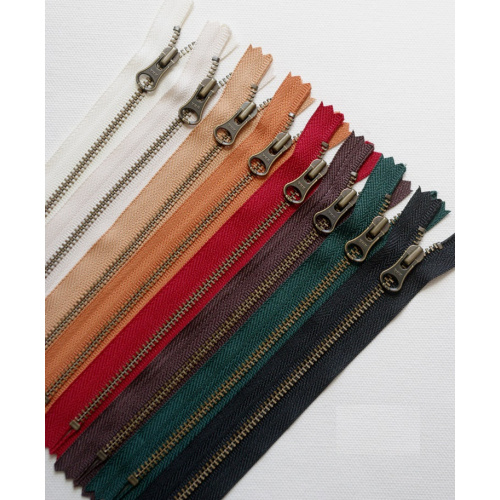 Молния металлическая №3 17 см зубья под бронзу, YKK Япония фото 6