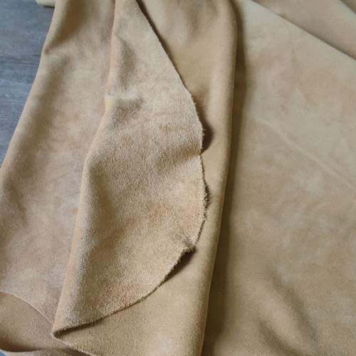 Кожа велюр 1,2 мм Бежевый фото 5