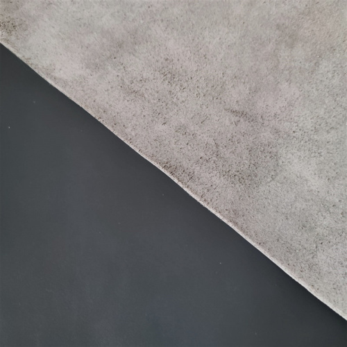 Кожа ШСК 2,1 мм пылевидная с покр. Серый фото 5