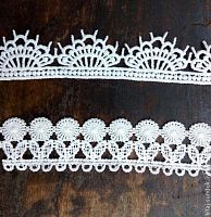 Тесьма кружевная 27 мм пэ