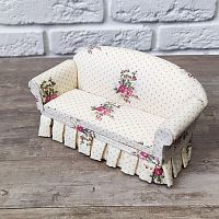 Диван для кукол с оборкой  - купить для кожевенного хобби