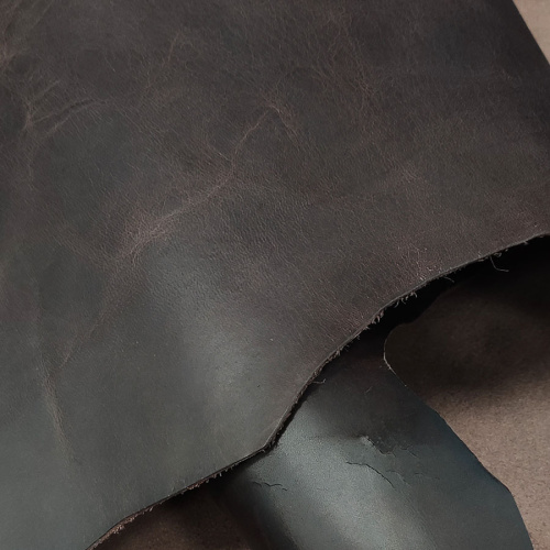 Кожа Пола 1,2 мм растит. дубл. PONTE WAX Темно-коричневый фото 2