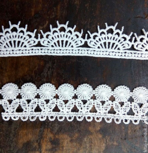 Тесьма кружевная 27 мм пэ Тесьма кружевная 27 мм пэ