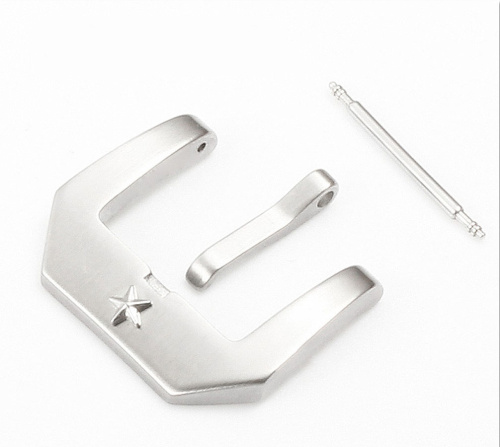 Пряжка бакля для ремешков 18-22 мм в стиле Zenith фото 3