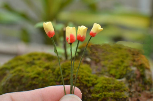 Цветы для букетов для кукольного домика фото 5