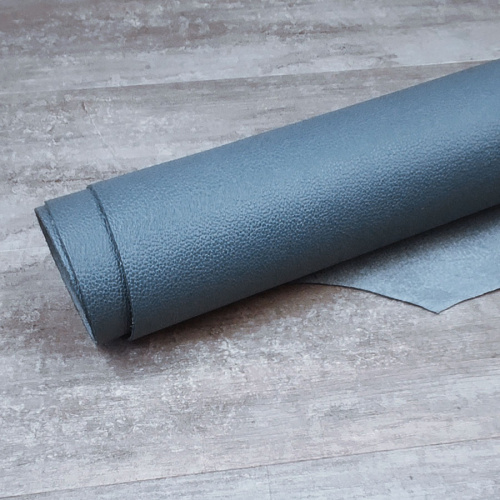 Кожа Сафьяно 1,3-1,5 мм Серо-синий Италия Кожа Сафьяно 1,3-1,5 мм Серо-синий Италия