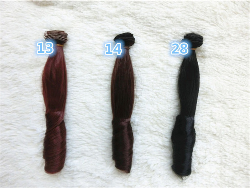 Трессы для кукол 20 см Локоны фото 2