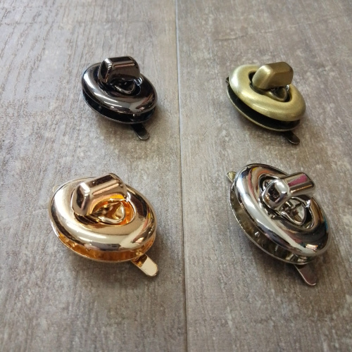 Застежка для сумки овальная, 30 мм фото 3 Застежка для сумки овальная, 30 мм фото 3