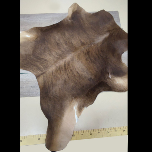 Кожа с ворсом (мех пони) 1,2 мм Дижон тигровый Италия фото 2