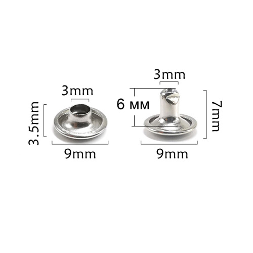 Хольнитены двухсторонние Сталь10 шт. фото 4