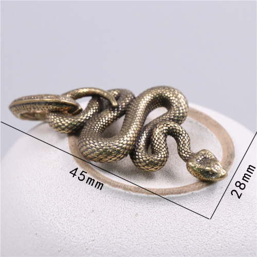 Подвеска латунная Змея фото 3