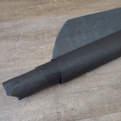 Кожа подкладочная (спилок свиной) Черно-серый Кожа подкладочная (спилок свиной) Черно-серый