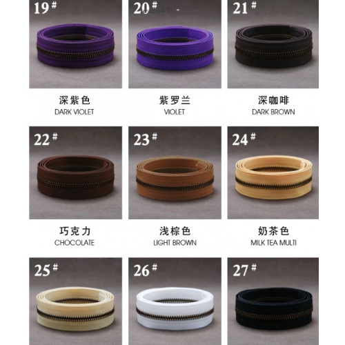 Молния металлическая №5 рулонная зубья под бронзу YKK фото 4 Молния металлическая №5 рулонная зубья под бронзу YKK фото 4