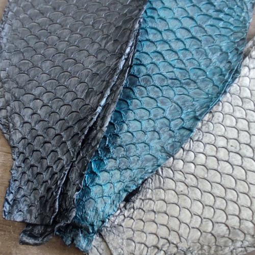 Кожа рыбы Карп Перламутр фото 15