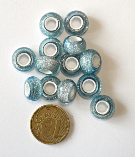 Бусины с большим отверстием 13 мм | Галерея фото | Pava.pro Бусины с большим отверстием 13 мм - фото товара