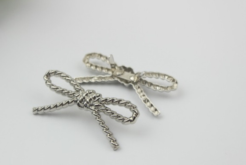 Зажим декоративный Плетеный бантик фото 5