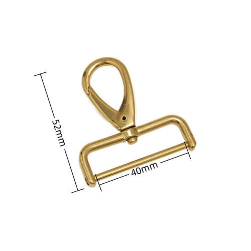 Карабин 15-40 мм с винтом Латунь арт.1540 фото 2