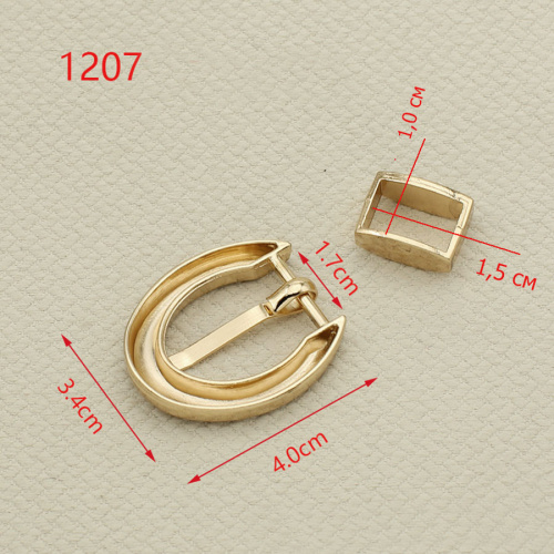 Пряжка 15 мм со шлевкой декоративная Z1207 фото 2