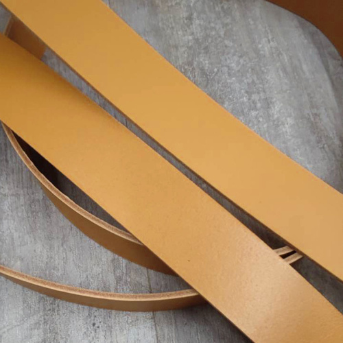 Заготовка для ремня раст. дубл. 39 мм толщ. 2,9 мм Светло-оранжевый Италия  ZR_RD889 - фото товара фото 3