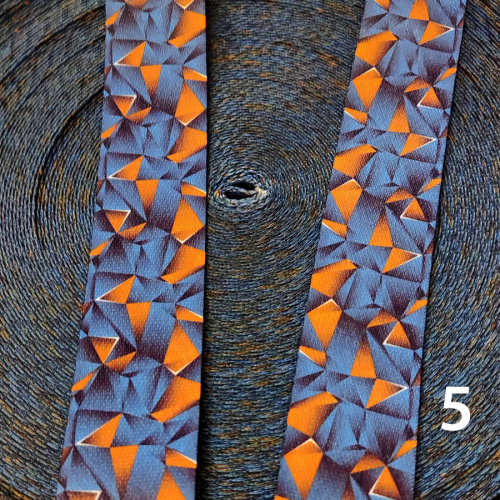 Лента ременная стропа 38 мм Ассорти Ромбы фото 5