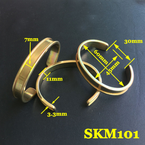Заготовка для браслета Латунь 11 мм  Z SKM101 - фото товара фото 4