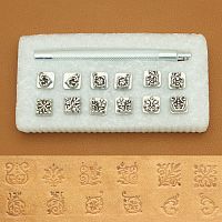 Штампы для тиснения Набор Арабески  - купить для кожевенного хобби
