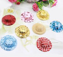 Шляпка текстильная для кукол