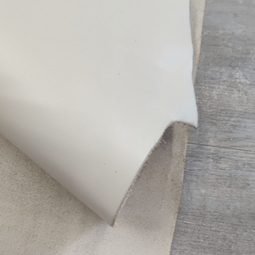 Кожа ШСК 2,1 мм пылевидная с покр. Бежевый фото 2