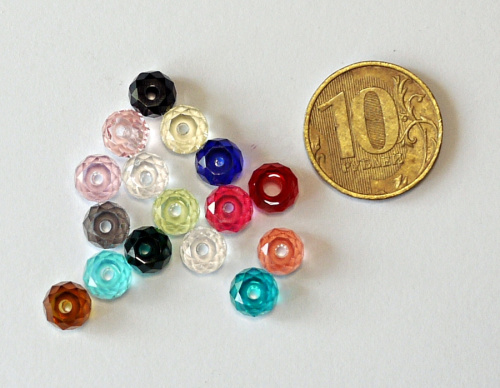 Бусины рондель 9х5 мм | Галерея фото | Pava.pro Бусины рондель 9х5 мм - фото товара