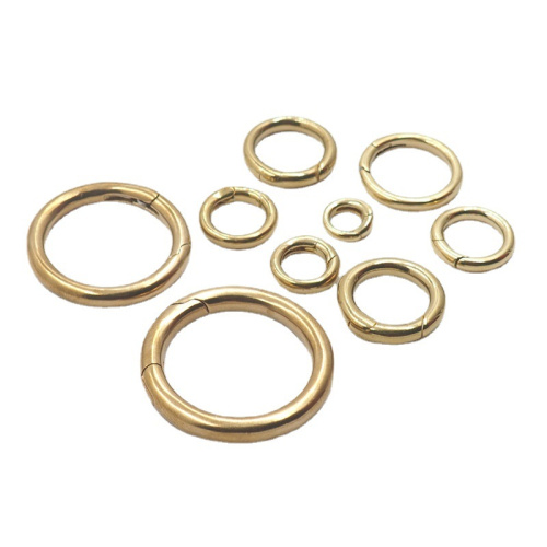 Кольцо-карабин разъемное 6-25 мм Латунь Кольцо-карабин разъемное 6-25 мм Латунь