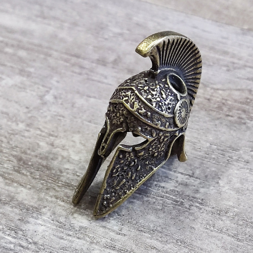 Бусина темлячная латунная Шлем | Галерея фото | Pava.pro Бусина темлячная латунная Шлем PDL 190 - фото товара