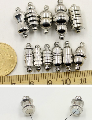 Застежка 1,5 мм магнитная для украшений фото 3 Застежка 1,5 мм магнитная для украшений фото 3
