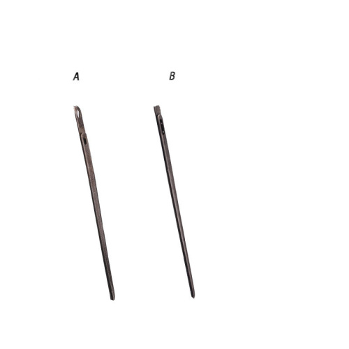 Иглы плоские с защипами для кожи фото 2