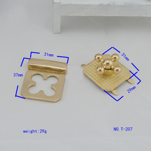 Застежка декоративная для сумки T-207 | Галерея фото | Pava.pro фото 2 Застежка декоративная для сумки T-207 ZS T-207 - фото товара фото 2