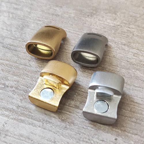 Замок 10х5 мм для плоских браслетов Сталь Скрепы фото 3