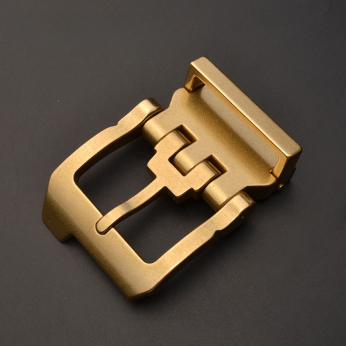 Пряжка 39 мм со шлевкой L104, латунь фото 4