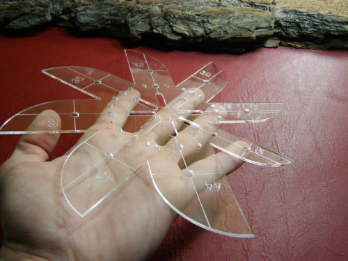 Шаблон-лекало для ремней большой  DX-P1 - фото товара фото 2