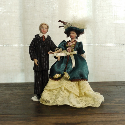 Кукла Мужчина в костюме Миниатюра 1:12  DH DK-08 - фото товара фото 5