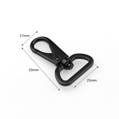 Карабины металлические 25-38 мм черный арт. 1915 фото 4