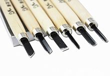 Набор режущих инструментов для работы с кожей 