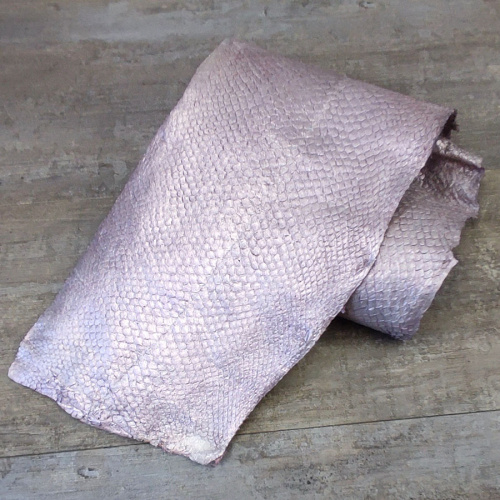 Кожа рыбы Лосось Перламутр фото 2