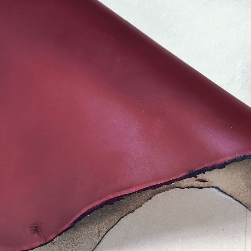 Кожа КРС раст. дубл. Puccini 1,2-1,4 мм Рубин фото 3